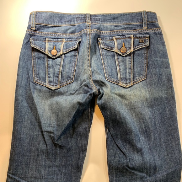 Joe’s | Denim Jeans 26 Flared Leg Cut Dark - Picture 9 of 12